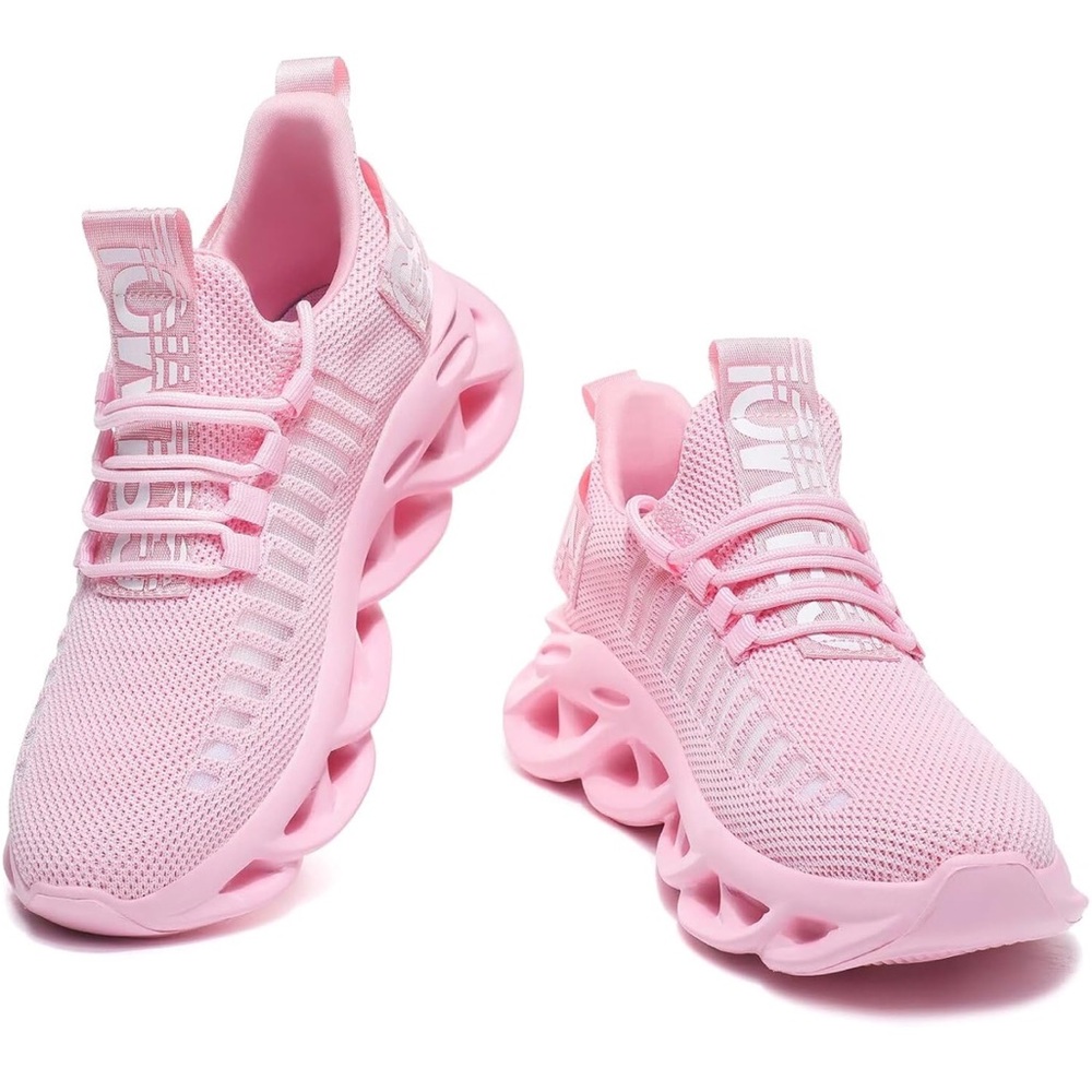 The cutest and comfiest Pink Athletic Sneakers perfect for spring and summer